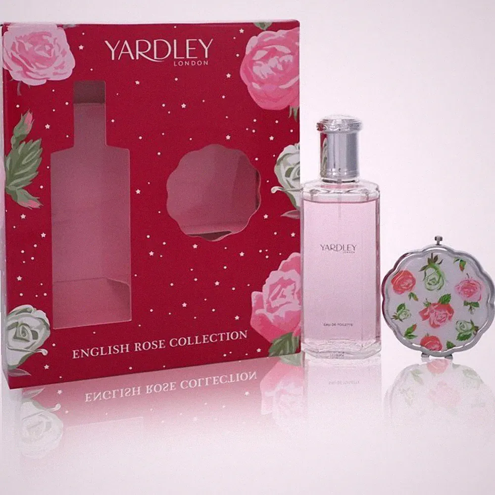 English Rose Yardley By Yardley London Gift Set 4.2 Oz Eau De Toilette Spray + C