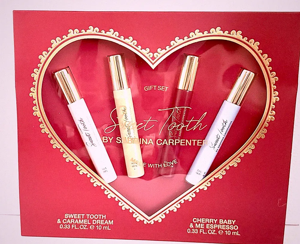 Sabrina Carpenter Sweet Tooth Perfume Gift Set 4 Pc Travel Set Valentine’s Day!